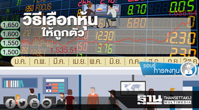 วิธีเลือกหุ้นให้ถูกตัว วิธีเลือกหุ้นให้ถูกตัว