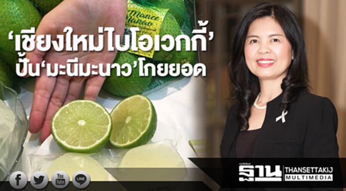 ปั้น‘มะนีมะนาว’โกยยอด‘เชียงใหม่ไบโอเวกกี้’สบช่องเอาใจแม่บ้านยุคใหม่ ปั้น‘มะนีมะนาว’โกยยอด‘เชียงใหม่ไบโอเวกกี้’สบช่องเอาใจแม่บ้านยุคใหม่