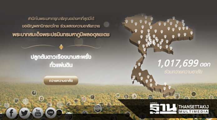 เว็บเพจ “เสด็จสู่ฟ้าเสวยสวรรค์” ดีแทค-ค่ายมือถือร่วมแสดงความอาลัย เว็บเพจ “เสด็จสู่ฟ้าเสวยสวรรค์” ดีแทค-ค่ายมือถือร่วมแสดงความอาลัย