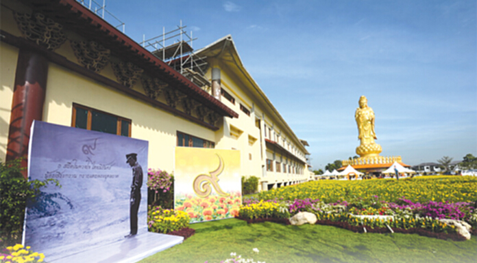 ‘ไทย-จีน’ รวมใจภักดิ์ ‘รักในหลวง’ ปลูกดาวเรืองบานสะพรั่งทั่วพื้นที่หน้าองค์พระโพธิสัตว์กวนอิม ‘ไทย-จีน’ รวมใจภักดิ์ ‘รักในหลวง’ ปลูกดาวเรืองบานสะพรั่งทั่วพื้นที่หน้าองค์พระโพธิสัตว์กวนอิม