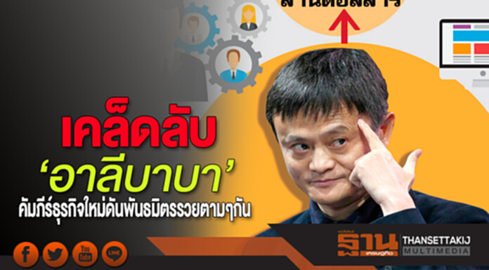เคล็ดลับ‘อาลีบาบา’คัมภีร์ธุรกิจใหม่ดันพันธมิตรรวยตามๆกัน เคล็ดลับ‘อาลีบาบา’คัมภีร์ธุรกิจใหม่ดันพันธมิตรรวยตามๆกัน