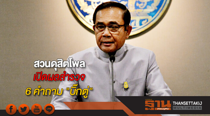 ประชาชนคิดอย่างไร? กับ คำถาม 6 ข้อ ของนายกฯ ประชาชนคิดอย่างไร? กับ คำถาม 6 ข้อ ของนายกฯ