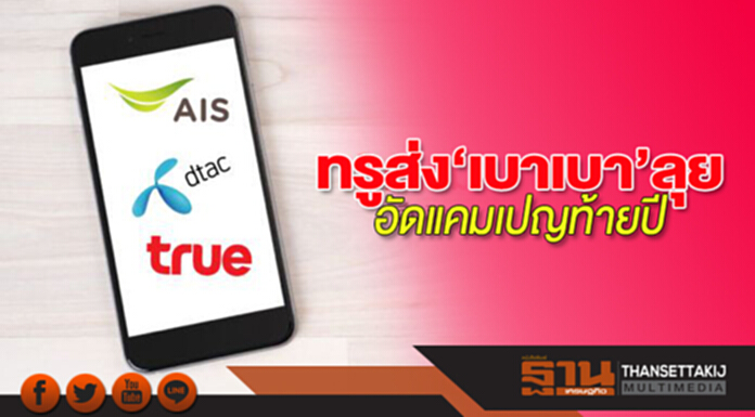 ทรูส่ง‘เบาเบา’ลุย อัดแคมเปญท้ายปี ทรูส่ง‘เบาเบา’ลุย อัดแคมเปญท้ายปี