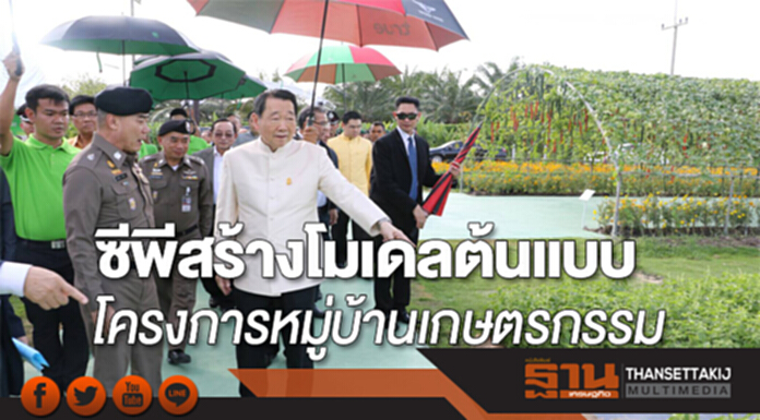 ซีพีสร้างโมเดลต้นแบบโครงการหมู่บ้านเกษตรกรรม ซีพีสร้างโมเดลต้นแบบโครงการหมู่บ้านเกษตรกรรม