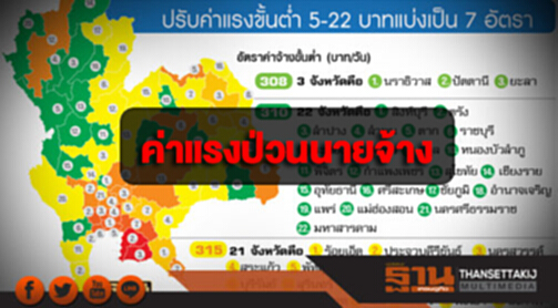 ค่าแรงป่วนนายจ้าง ภาคผลิตพุ่ง7.14% ค่าแรงป่วนนายจ้าง ภาคผลิตพุ่ง7.14%