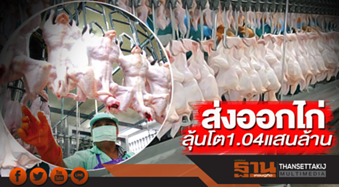 ส่งออกไก่ลุ้นโต 1.04 แสนล้าน ยูเครน-เวียดนามคู่แข่งรายใหม่-บาทแข็ง ค่าแรงพุ่งตัวป่วน ส่งออกไก่ลุ้นโต 1.04 แสนล้าน ยูเครน-เวียดนามคู่แข่งรายใหม่-บาทแข็ง ค่าแรงพุ่งตัวป่วน