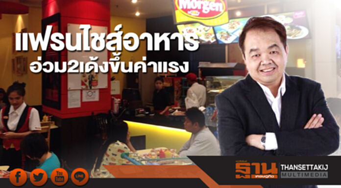 แฟรนไชส์อาหารอ่วม2เด้งขึ้นค่าแรง แฟรนไชส์อาหารอ่วม2เด้งขึ้นค่าแรง