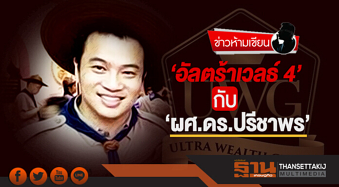 ข่าวห้ามเขียน | 'อัลตร้าเวลธ์ 4' กับ 'ผศ.ดร.ปรีชาพร' ข่าวห้ามเขียน | 'อัลตร้าเวลธ์ 4' กับ 'ผศ.ดร.ปรีชาพร'