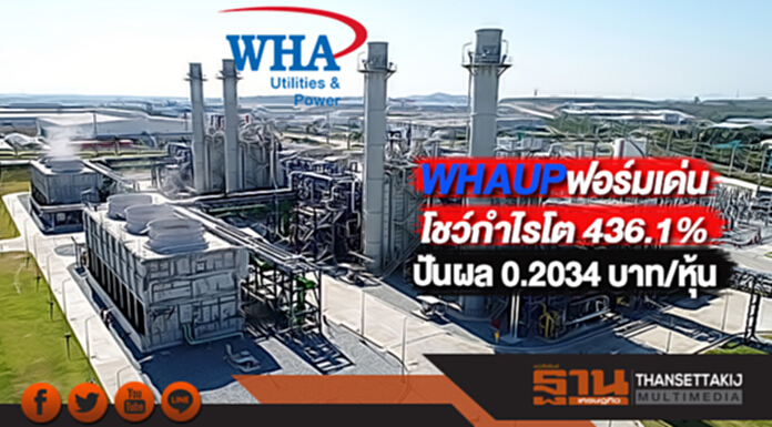 WHAUPฟอร์มเด่นโชว์กำไรปี60โต 436.1% ปันผล 0.2034 บาท/หุ้น WHAUPฟอร์มเด่นโชว์กำไรปี60โต 436.1% ปันผล 0.2034 บาท/หุ้น