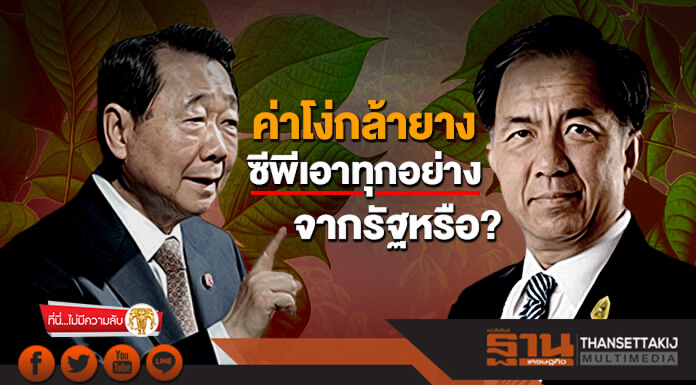 ที่นี่ไม่มีความลับ : ค่าโง่กล้ายาง ซีพีเอาทุกอย่างจากรัฐหรือ?