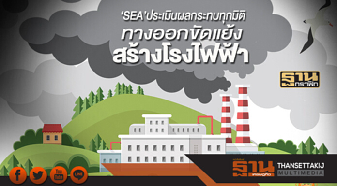 ‘SEA’ประเมินผลกระทบทุกมิติ ทางออกขัดแย้งสร้างโรงไฟฟ้า ‘SEA’ประเมินผลกระทบทุกมิติ ทางออกขัดแย้งสร้างโรงไฟฟ้า