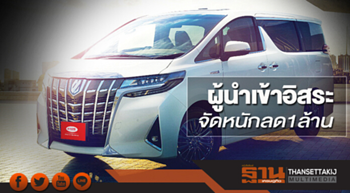 ผู้นำเข้าอิสระจัดหนักลด1ล้าน ผู้นำเข้าอิสระจัดหนักลด1ล้าน
