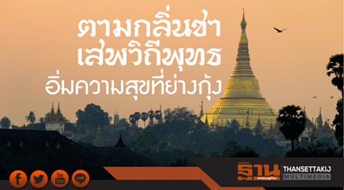 ตามกลิ่นชา เสพวิถีพุทธ อิ่มความสุขที่ย่างกุ้ง ตามกลิ่นชา เสพวิถีพุทธ อิ่มความสุขที่ย่างกุ้ง
