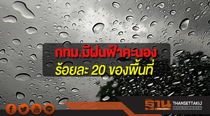 ประเทศไทยตอนบนมีฝนลดลง ส่วนภาคใต้จะมีฝนเพิ่มขึ้น กทม.มีฝนฟ้าคะนอง ร้อยละ 20 ของพื้นที่ ประเทศไทยตอนบนมีฝนลดลง ส่วนภาคใต้จะมีฝนเพิ่มขึ้น กทม.มีฝนฟ้าคะนอง ร้อยละ 20 ของพื้นที่