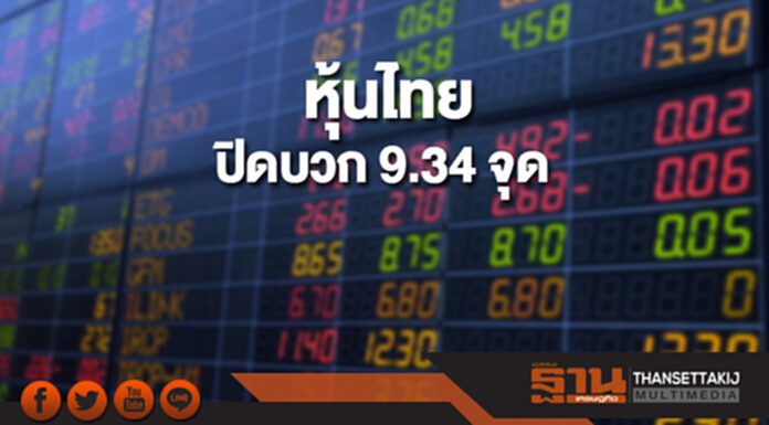 หุ้นไทยปิดที่ 1,776.26 จุด เพิ่มขึ้น 9.34 จุด ซื้อขาย 5.9 หมื่นล้าน หุ้นไทยปิดที่ 1,776.26 จุด เพิ่มขึ้น 9.34 จุด ซื้อขาย 5.9 หมื่นล้าน
