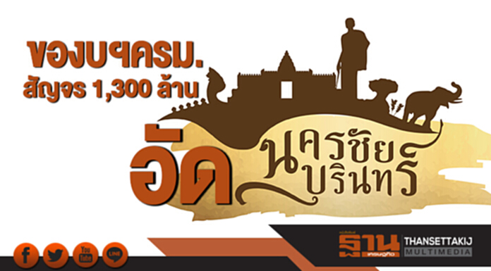 ของบฯครม.สัญจร 1,300 ล้าน อัด "นครชัยบุรินทร์" ของบฯครม.สัญจร 1,300 ล้าน อัด "นครชัยบุรินทร์"