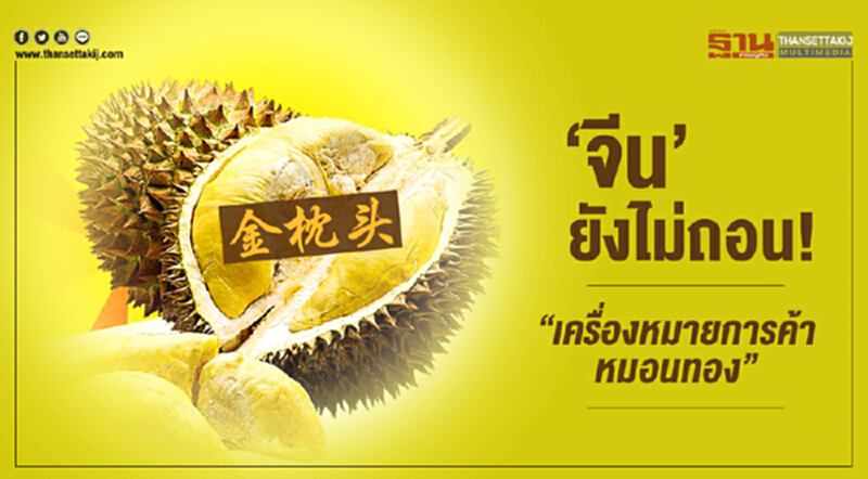 'จีน' ยังไม่ถอน! "เครื่องหมายการค้าหมอนทอง" 'จีน' ยังไม่ถอน! "เครื่องหมายการค้าหมอนทอง"