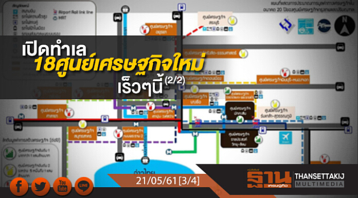 ชั่วโมงฐานเศรษฐกิจ : เปิดทำเล 18 ศูนย์เศรษฐกิจใหม่เร็วๆ นี้ (2/2) ชั่วโมงฐานเศรษฐกิจ : เปิดทำเล 18 ศูนย์เศรษฐกิจใหม่เร็วๆ นี้ (2/2)