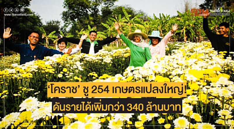 'โคราช' ชู 254 เกษตรแปลงใหญ่! ดันรายได้เพิ่มกว่า 340 ล้านบาท 'โคราช' ชู 254 เกษตรแปลงใหญ่! ดันรายได้เพิ่มกว่า 340 ล้านบาท