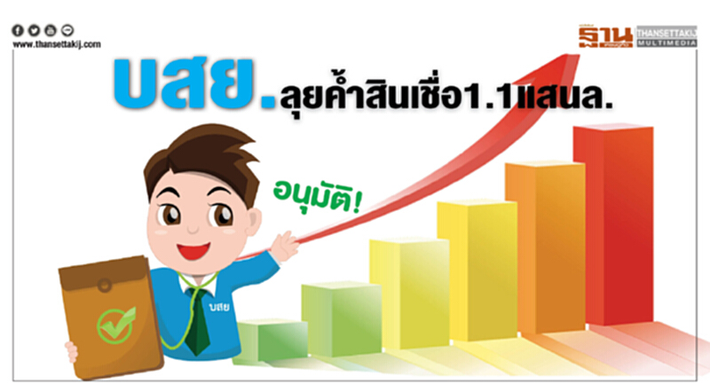 บสย.ลุยค้ำสินเชื่อ 1.1 แสนล้าน บสย.ลุยค้ำสินเชื่อ 1.1 แสนล้าน
