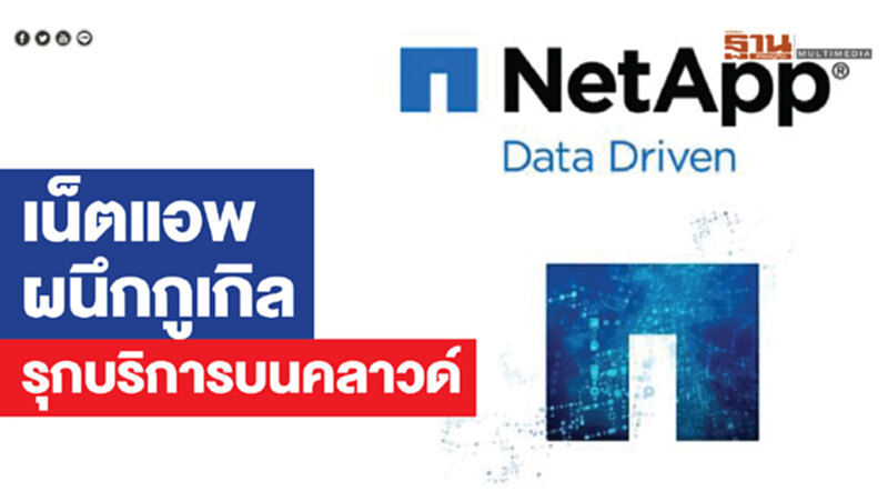 เน็ตแอพผนึกกูเกิล รุกบริการบนคลาวด์ เน็ตแอพผนึกกูเกิล รุกบริการบนคลาวด์