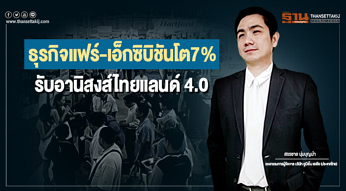 ธุรกิจแฟร์-เอ็กซิบิชันโต 7% รับอานิสงส์ไทยแลนด์ 4.0 สร้างอุตสาหกรรมใหม่ ธุรกิจแฟร์-เอ็กซิบิชันโต 7% รับอานิสงส์ไทยแลนด์ 4.0 สร้างอุตสาหกรรมใหม่