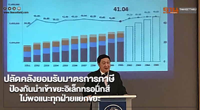 ปลัดคลังรับมาตรการภาษีป้องกันนำเข้าขยะอิเล็กทรอนิกส์ไม่พอแนะทุกฝ่ายแยกขยะ ปลัดคลังรับมาตรการภาษีป้องกันนำเข้าขยะอิเล็กทรอนิกส์ไม่พอแนะทุกฝ่ายแยกขยะ