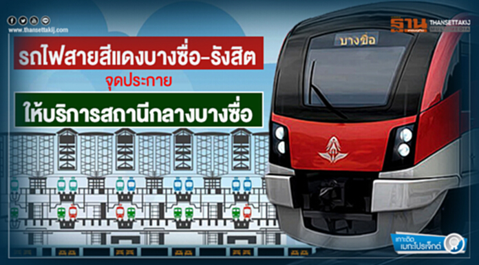 เกาะติดเมกะโปรเจ็กต์ : รถไฟสายสีแดงบางซื่อ-รังสิต จุดประกายให้บริการสถานีกลางบางซื่อ เกาะติดเมกะโปรเจ็กต์ : รถไฟสายสีแดงบางซื่อ-รังสิต จุดประกายให้บริการสถานีกลางบางซื่อ