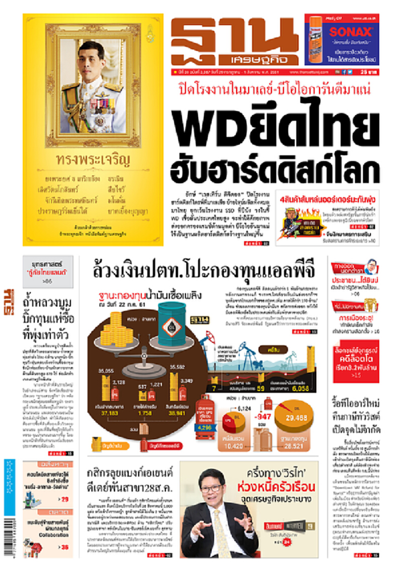 หน้าหนึ่ง! หนังสือพิมพ์ฐานเศรษฐกิจ ปีที่ 38 ฉบับที่ 3,387 วันที่ 29 ก.ค. ถึง 1 ส.ค. 2561 หน้าหนึ่ง! หนังสือพิมพ์ฐานเศรษฐกิจ ปีที่ 38 ฉบับที่ 3,387 วันที่ 29 ก.ค. ถึง 1 ส.ค. 2561
