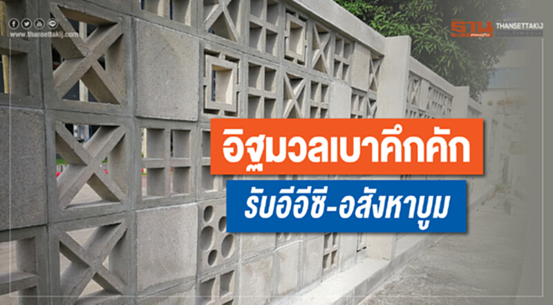 อิฐมวลเบาคึกคัก รับอีอีซี-อสังหาบูม อิฐมวลเบาคึกคัก รับอีอีซี-อสังหาบูม