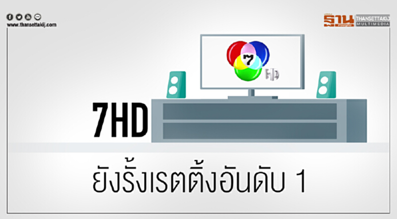 "7HD" ยังรั้งเรตติ้งอันดับ 1 !! "7HD" ยังรั้งเรตติ้งอันดับ 1 !!