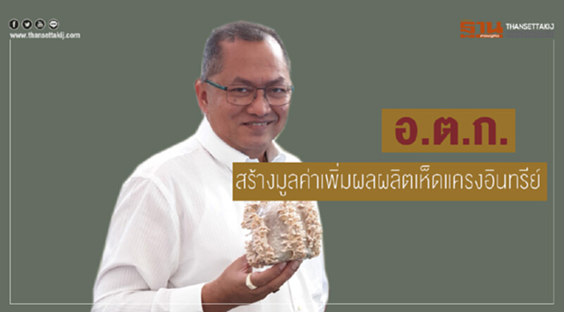 อ.ต.ก.สร้างมูลค่าเพิ่มผลผลิตเห็ดแครงอินทรีย์ อ.ต.ก.สร้างมูลค่าเพิ่มผลผลิตเห็ดแครงอินทรีย์