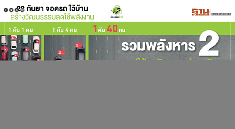 รวมพลังหาร 2 ลดใช้พลังงานร่วมกันด้วย Sharing Economy รวมพลังหาร 2 ลดใช้พลังงานร่วมกันด้วย Sharing Economy
