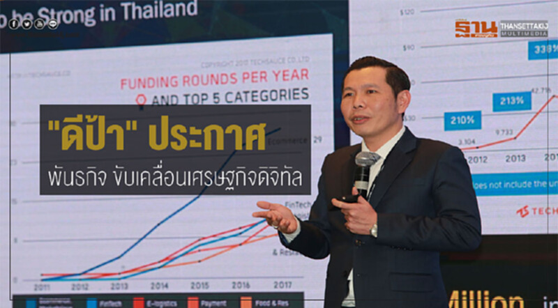 "ดีป้า" ประกาศพันธกิจ ขับเคลื่อนเศรษฐกิจดิจิทัล "ดีป้า" ประกาศพันธกิจ ขับเคลื่อนเศรษฐกิจดิจิทัล