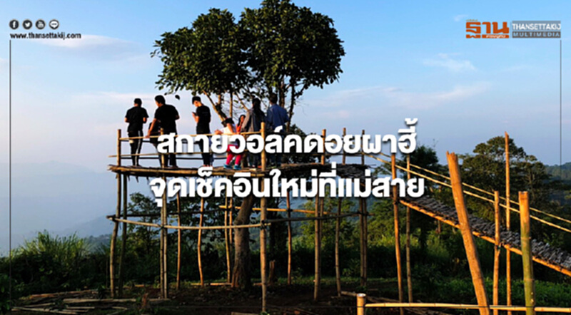 "วิวหลักล้าน" สกายวอล์คดอยผาฮี้ จุดเช็คอินใหม่ที่แม่สาย จ.เชียงราย "วิวหลักล้าน" สกายวอล์คดอยผาฮี้ จุดเช็คอินใหม่ที่แม่สาย จ.เชียงราย