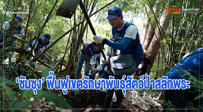 'ซัมซุง' ฟื้นฟูเขตรักษาพันธุ์สัตว์ป่าสลักพระ 'ซัมซุง' ฟื้นฟูเขตรักษาพันธุ์สัตว์ป่าสลักพระ