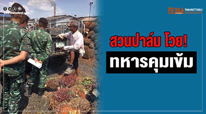 "สวนปาล์ม" โวย! ทหารคุมเข้ม ชี้รัฐแก้ปัญหาไม่ถูกจุด "สวนปาล์ม" โวย! ทหารคุมเข้ม ชี้รัฐแก้ปัญหาไม่ถูกจุด