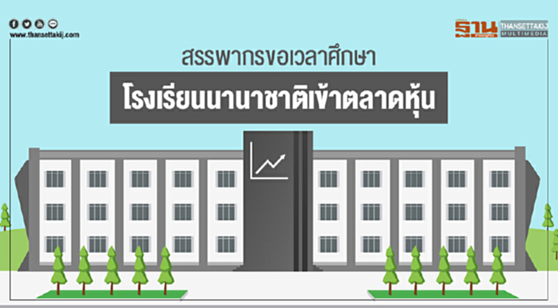 สรรพากรขอเวลาศึกษา "โรงเรียนนานาชาติเข้าตลาดหุ้น" สรรพากรขอเวลาศึกษา "โรงเรียนนานาชาติเข้าตลาดหุ้น"