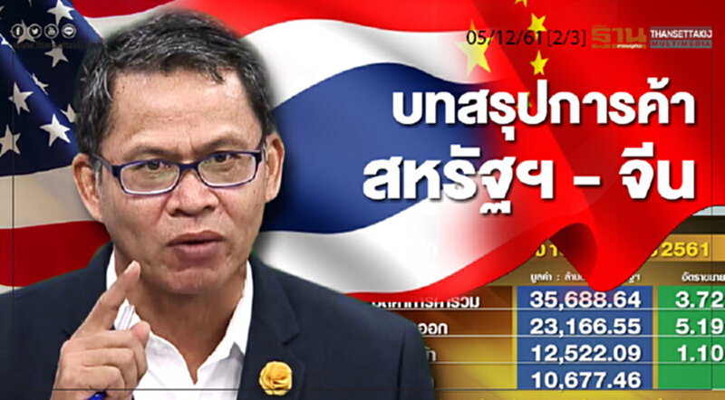 ชั่วโมงฐานเศรษฐกิจ 05/12/61 : บทสรุปการค้า สหรัฐฯ - จีน ชั่วโมงฐานเศรษฐกิจ 05/12/61 : บทสรุปการค้า สหรัฐฯ - จีน