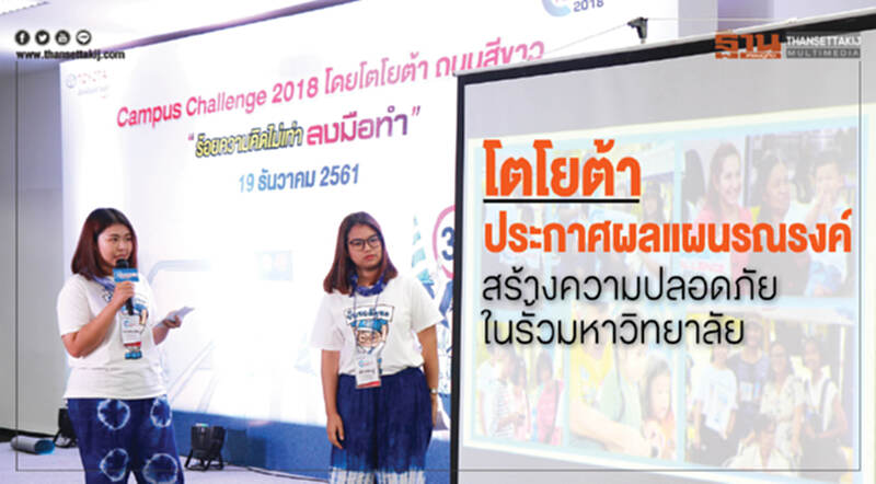 'ธรรมศาสตร์' คว้าแชมป์! แผนรณรงค์สร้างความปลอดภัยในรั้วมหาวิทยาลัย 'ธรรมศาสตร์' คว้าแชมป์! แผนรณรงค์สร้างความปลอดภัยในรั้วมหาวิทยาลัย