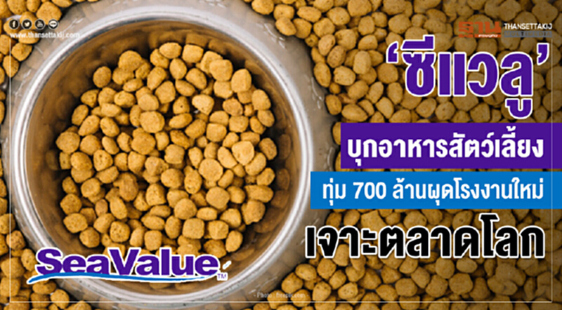 'ซีแวลู' บุกอาหารสัตว์เลี้ยง ทุ่ม 700 ล้าน ผุดโรงงานใหม่เจาะตลาดโลก 'ซีแวลู' บุกอาหารสัตว์เลี้ยง ทุ่ม 700 ล้าน ผุดโรงงานใหม่เจาะตลาดโลก