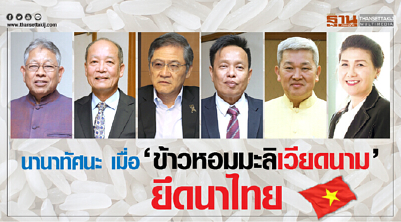นานาทัศนะเมื่อ'ข้าวหอมมะลิเวียดนาม'ยึด!!นาไทย นานาทัศนะเมื่อ'ข้าวหอมมะลิเวียดนาม'ยึด!!นาไทย
