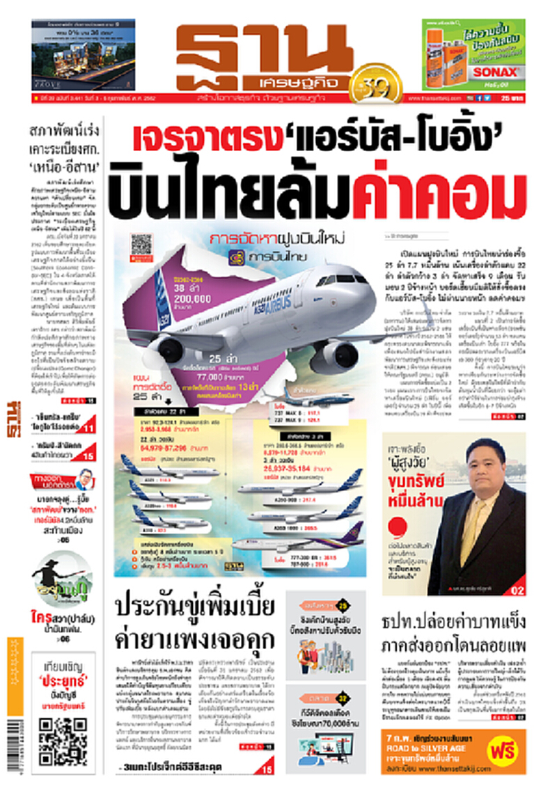 หน้าหนึ่ง! หนังสือพิมพ์ฐานเศรษฐกิจ ปีที่ 38 ฉบับที่ 3,441 วันที่ 3 - 6 ก.พ. 2562 หน้าหนึ่ง! หนังสือพิมพ์ฐานเศรษฐกิจ ปีที่ 38 ฉบับที่ 3,441 วันที่ 3 - 6 ก.พ. 2562