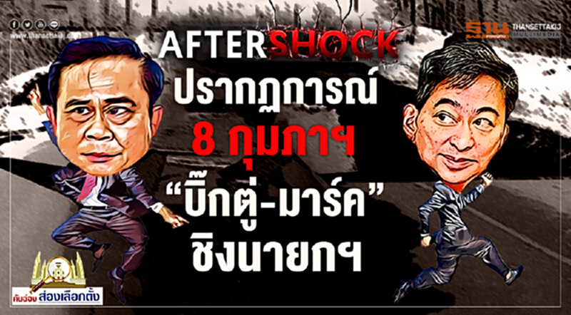 คันฉ่อง ส่องเลือกตั้ง : อาฟเตอร์ช็อก ปรากฏการณ์8กุมภาฯ “บิ๊กตู่-มาร์ค”ชิงนายกฯ คันฉ่อง ส่องเลือกตั้ง : อาฟเตอร์ช็อก ปรากฏการณ์8กุมภาฯ “บิ๊กตู่-มาร์ค”ชิงนายกฯ