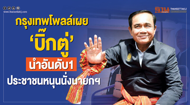 กรุงเทพโพลล์เผย“บิ๊กตู่”นำอันดับ1ประชาชนหนุนนั่งนายกฯ กรุงเทพโพลล์เผย“บิ๊กตู่”นำอันดับ1ประชาชนหนุนนั่งนายกฯ