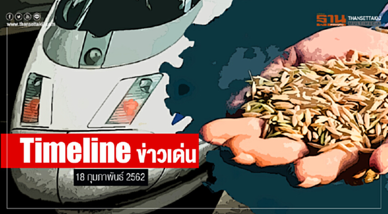 Timeline ข่าวเด่น 18 กุมภาพันธ์ 2562 Timeline ข่าวเด่น 18 กุมภาพันธ์ 2562