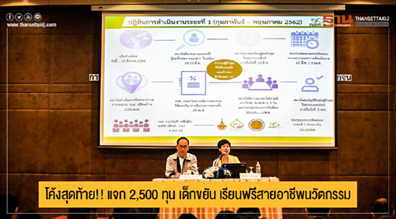 โค้งสุดท้าย!! แจก 2,500 ทุน เด็กขยัน เรียนฟรีสายอาชีพนวัตกรรม โค้งสุดท้าย!! แจก 2,500 ทุน เด็กขยัน เรียนฟรีสายอาชีพนวัตกรรม