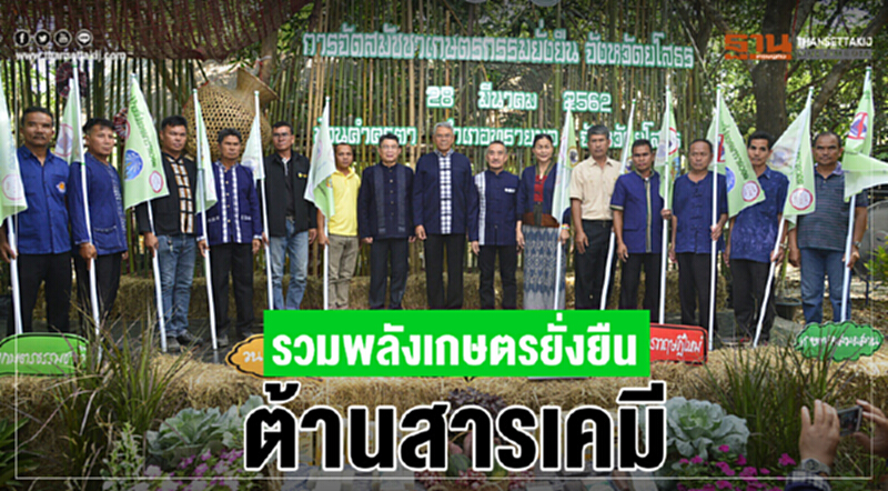 รวมพลังเกษตรยั่งยืนต้านสารเคมี รวมพลังเกษตรยั่งยืนต้านสารเคมี