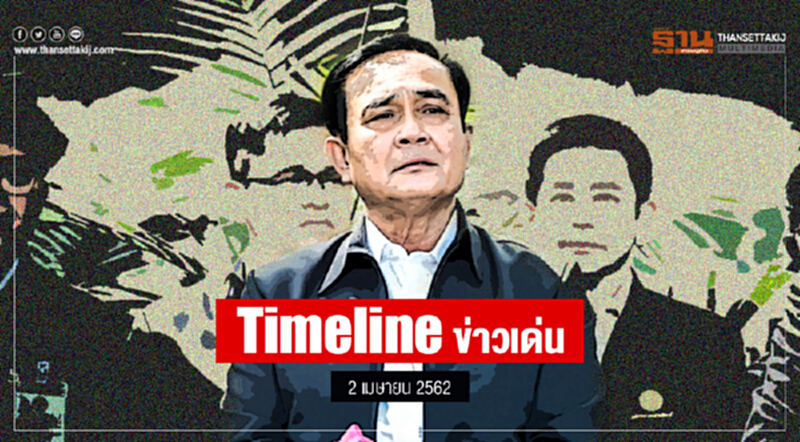Timeline ข่าวเด่น 2 เม.ย. 2562 Timeline ข่าวเด่น 2 เม.ย. 2562