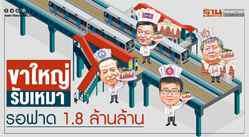 ขาใหญ่รับเหมา รอฟาด 1.8 ล้านล้าน!! ขาใหญ่รับเหมา รอฟาด 1.8 ล้านล้าน!!